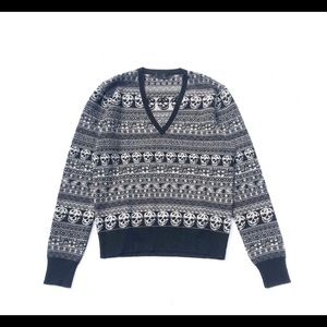 Alexander McQueen skull sweater